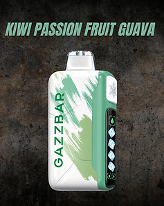 GAZZ BAR ICE GOD Kiwi Passion Fruit Guava