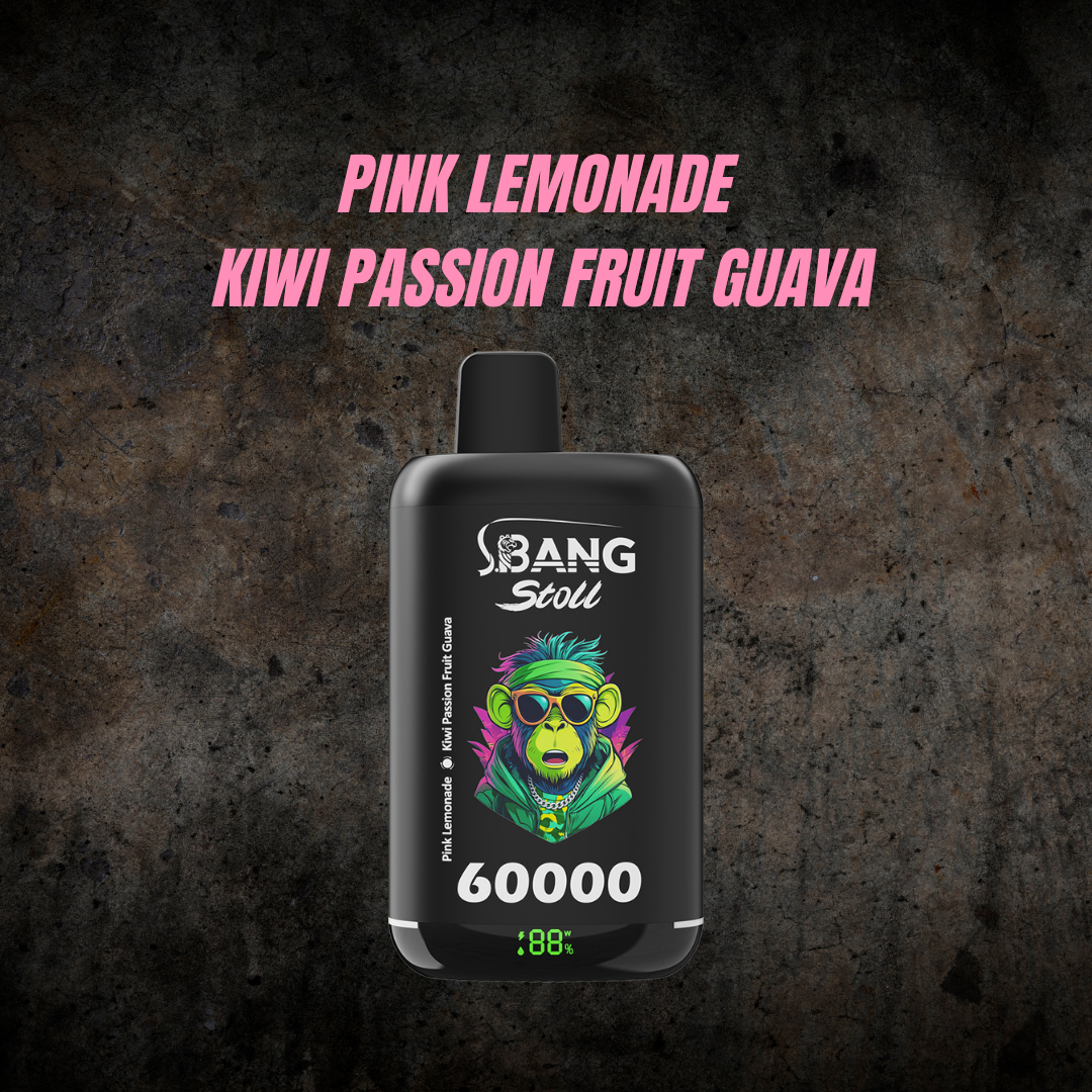 BANG STOLL Pink Lemonade & Kiwi Passion Fruit Guava