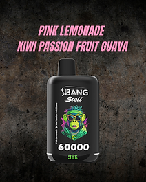 BANG STOLL Pink Lemonade & Kiwi Passion Fruit Guava