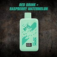 ATUS 100K 2IN1 Red Drink x Raspberry Watermelon