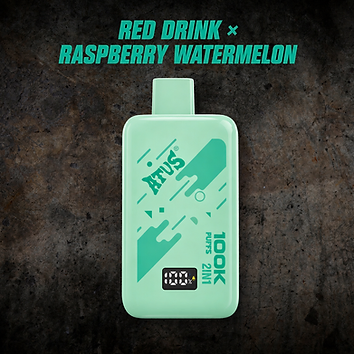 ATUS 100K 2IN1 Red Drink x Raspberry Watermelon