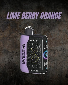 GAZZ BAR LIME BERRY ORANGE