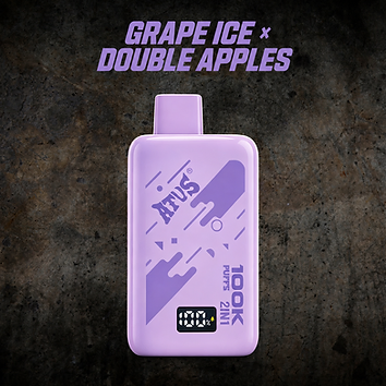 ATUS 100K 2IN1 Grape Ice x Double Apples