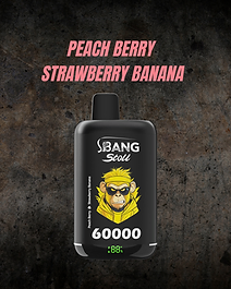 BANG STOLL Peach Berry & Strawberry Banana