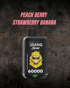 BANG STOLL Peach Berry & Strawberry Banana