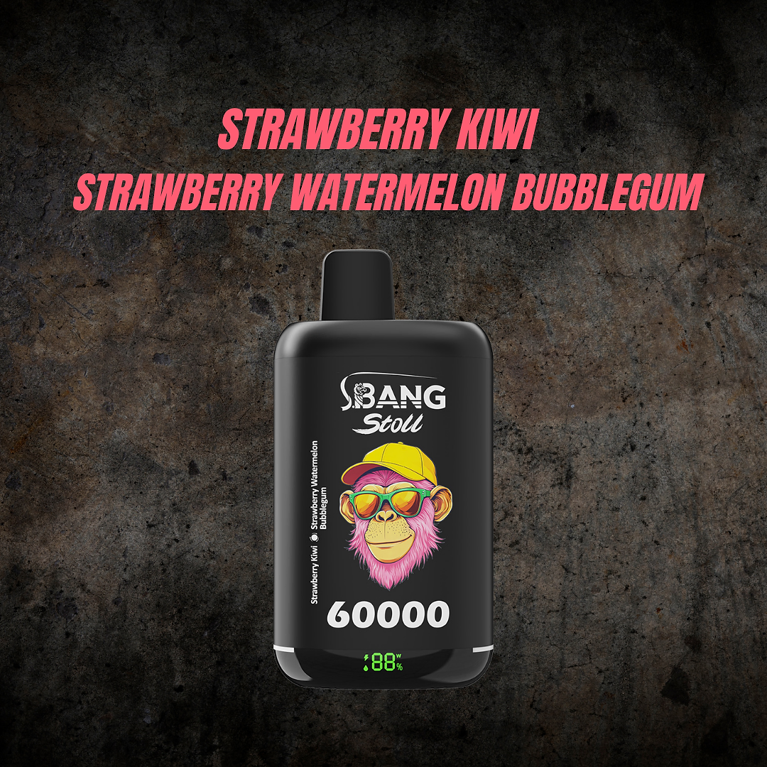 BANG STOLL Strawberry Kiwi & Strawberry Watermelon Bubblegum