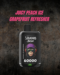 BANG STOLL Juicy Peach Ice & Grapefruit Refresher