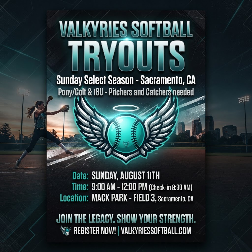 Valkyries Softball Sunday Select Tryouts