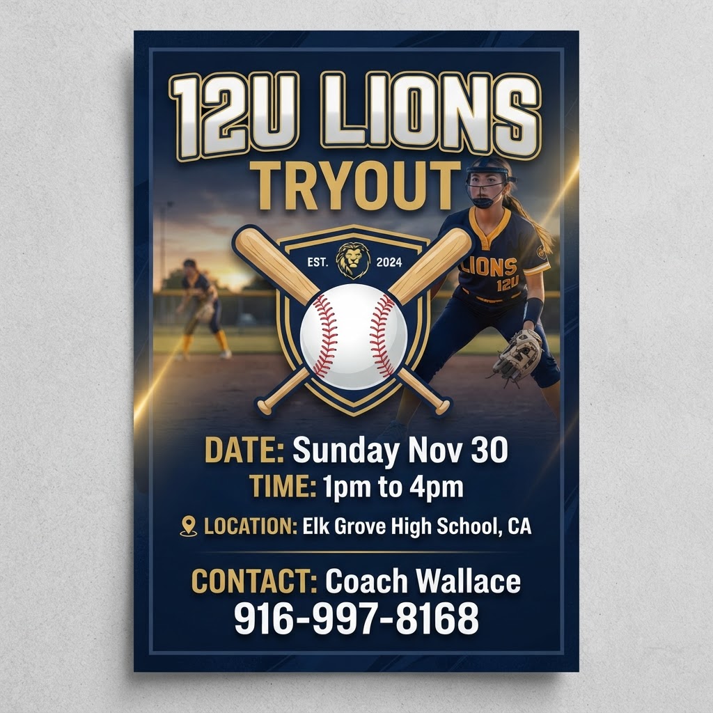 LTG Lions 12U Wallace Tryout