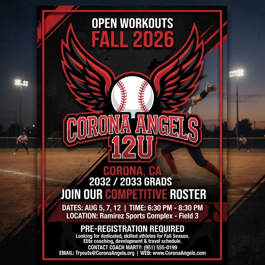 Corona Angels - Alvarado 12U Open Workouts