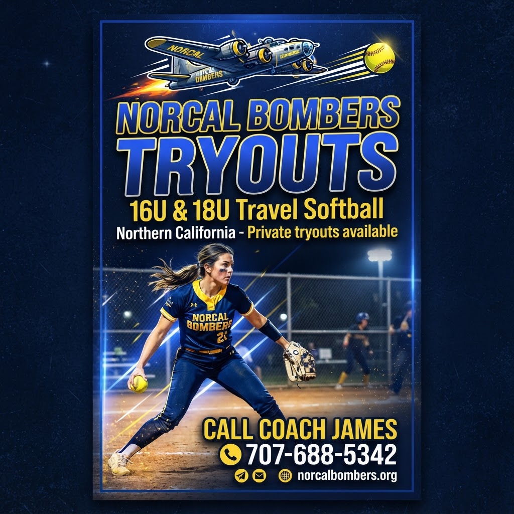 NorCal Bombers 16U & 18U Tryouts
