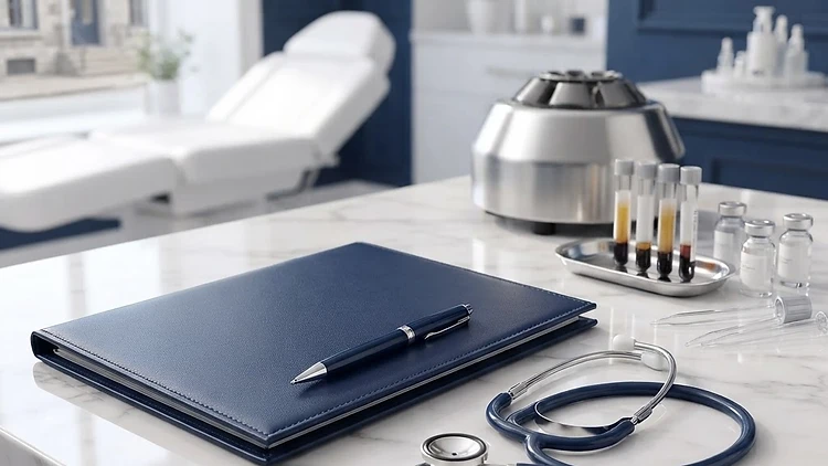 PRP training tubes and clinical study materials