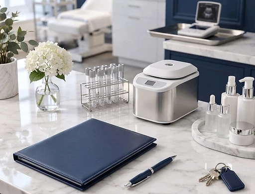 PRP and ultrasound training equipment