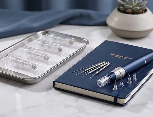 Dermal filler education tools in a sophisticated clinic