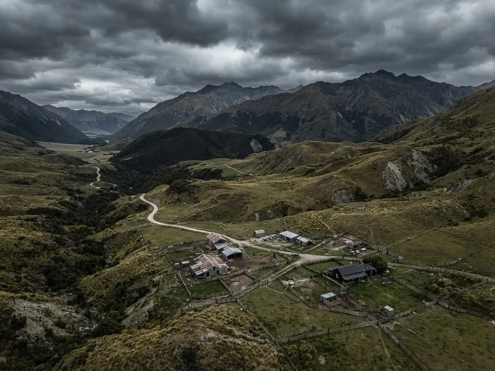 New Zealand high-country rural station