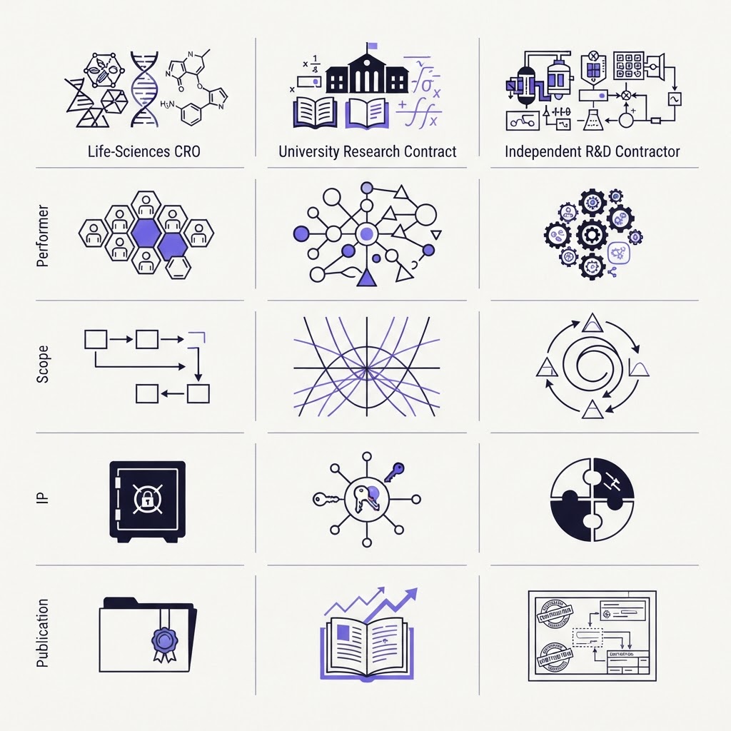 What Is Contract Research? Three Meanings, One Test