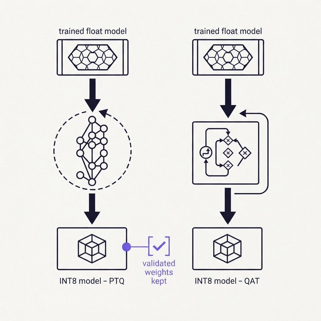 Post Training Quantization vs Quantization Aware Training