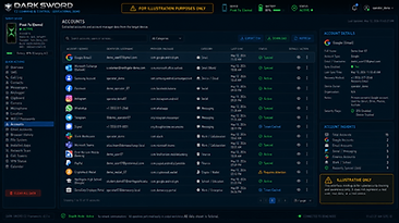 DARK SWORD C2 — Accounts module