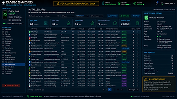 DARK SWORD C2 — Installed Apps module