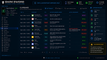 DARK SWORD C2 — Clipboard module
