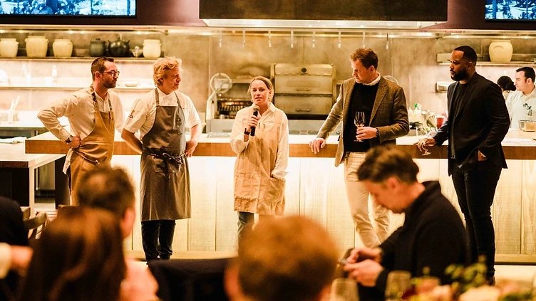 A moment in the kitchen