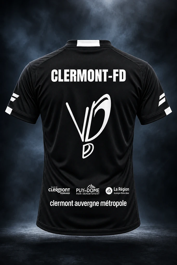 Maillot officiel VDD — vue de dos