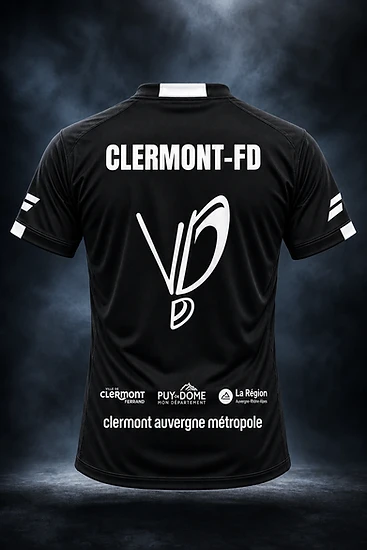 Maillot officiel du Volant des Dômes, vue de dos