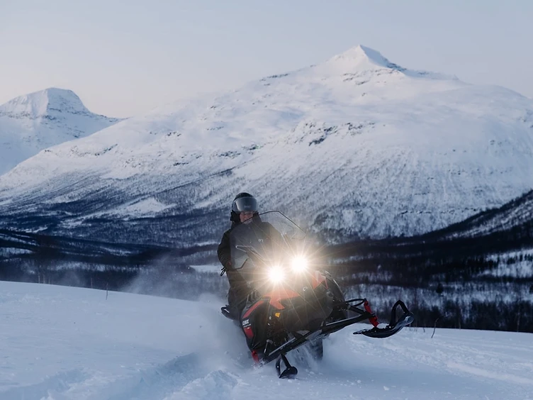 Snowmobiling