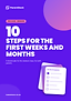 Cover of the guide: 10 Steps for the First Weeks and Months