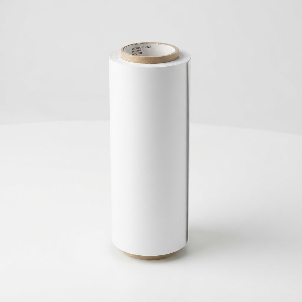 Impression adhésif monomère blanc au m²
