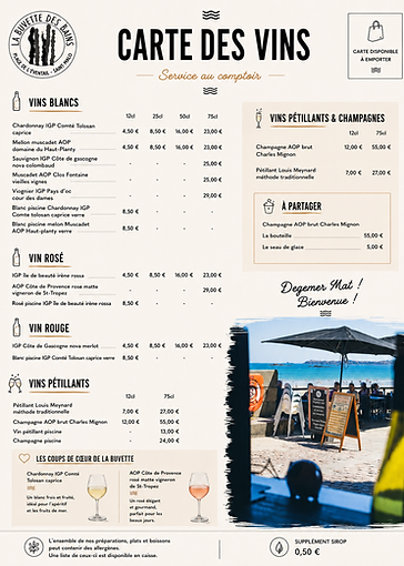 Carte — Vins