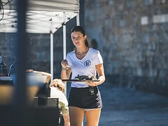 Service sur la terrasse