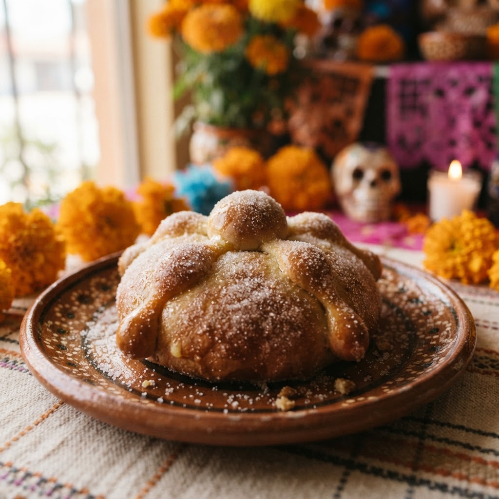 Pan de Muerto (pain des morts mexicain)
