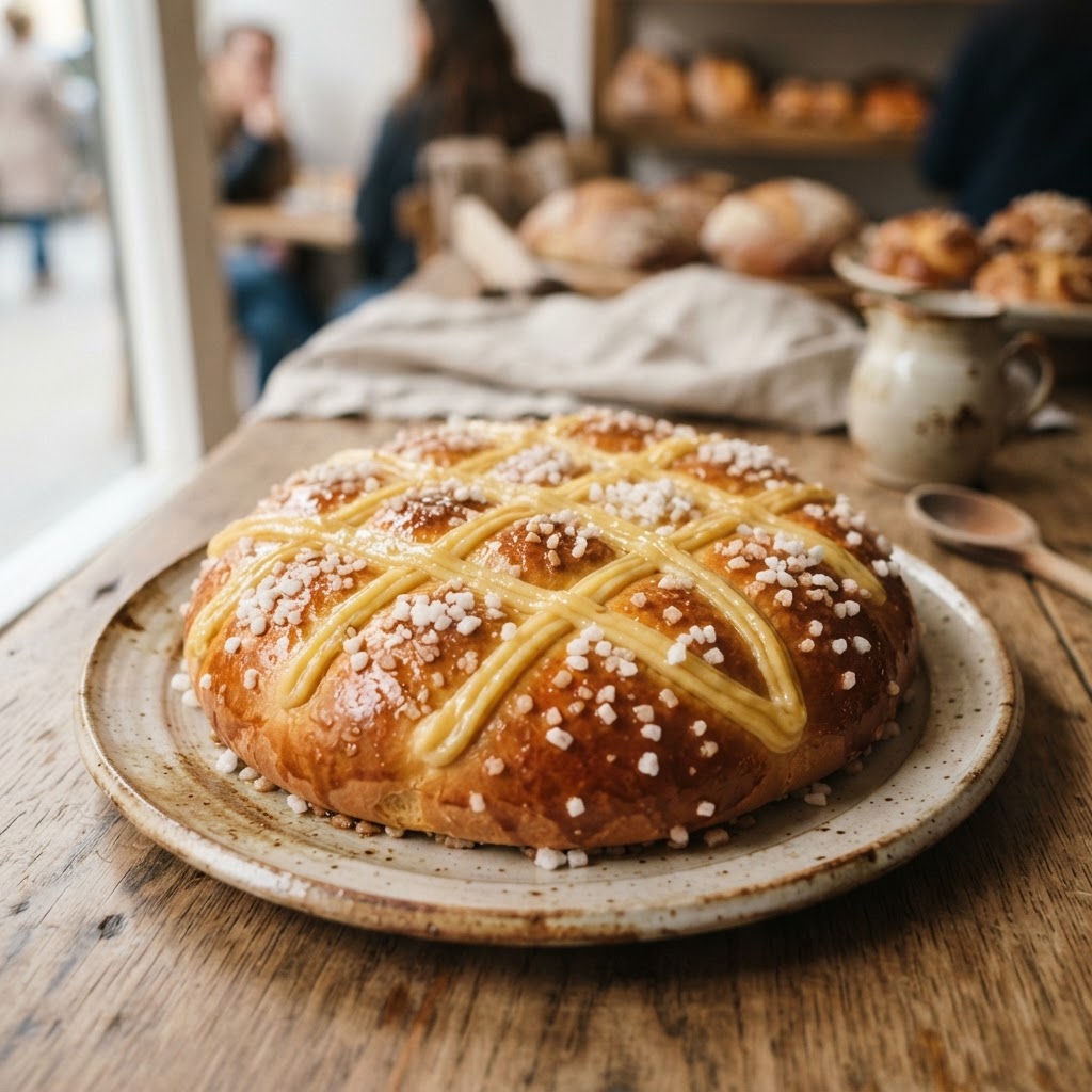Larpeira galicienne à la crème pâtissière
