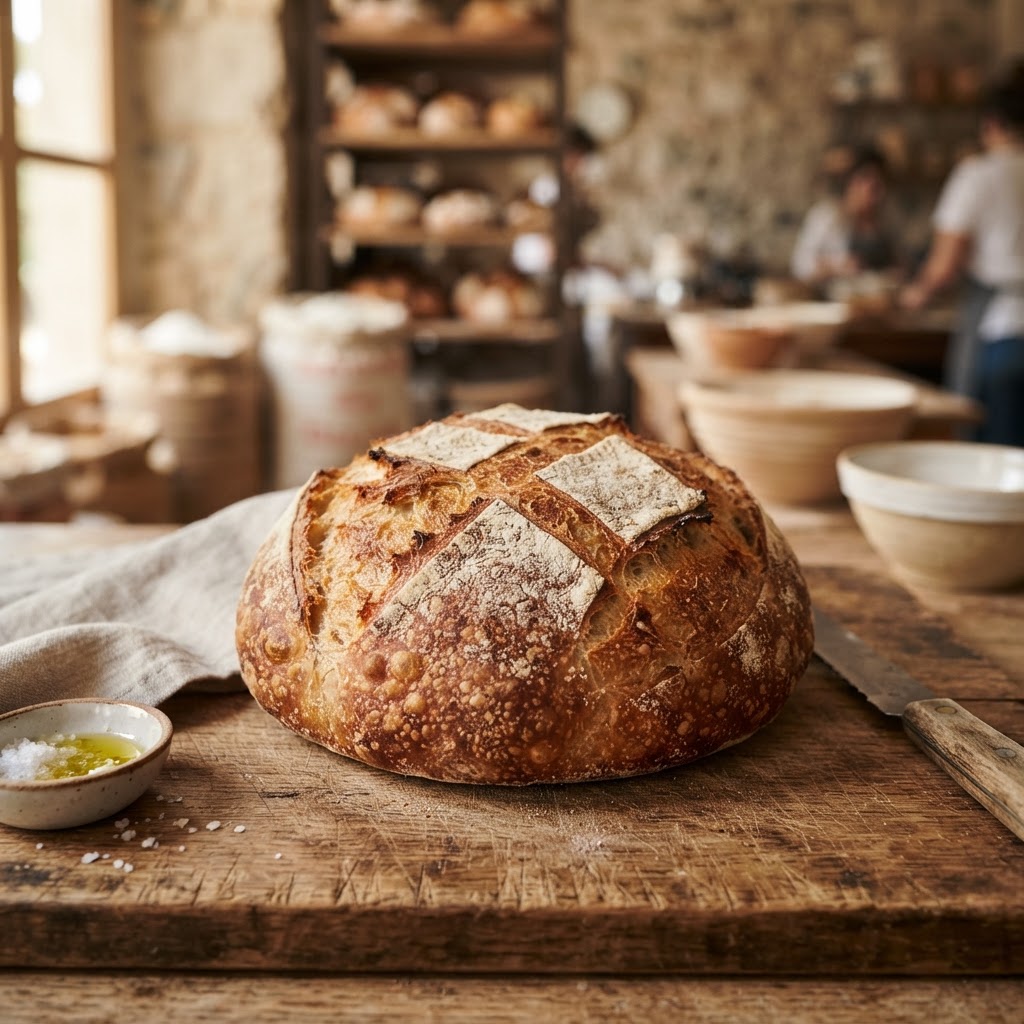 Pan de payés catalán (estilo casero)