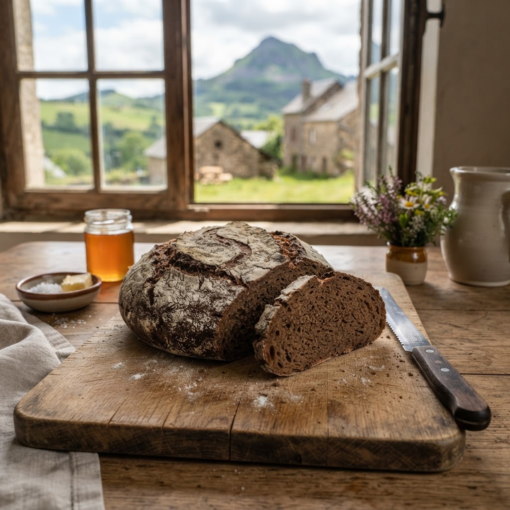 Tourte de seigle auvergnate