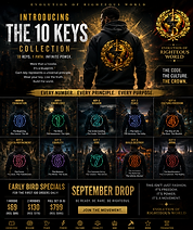 The 10 Keys Collection overview — all ten principle garments