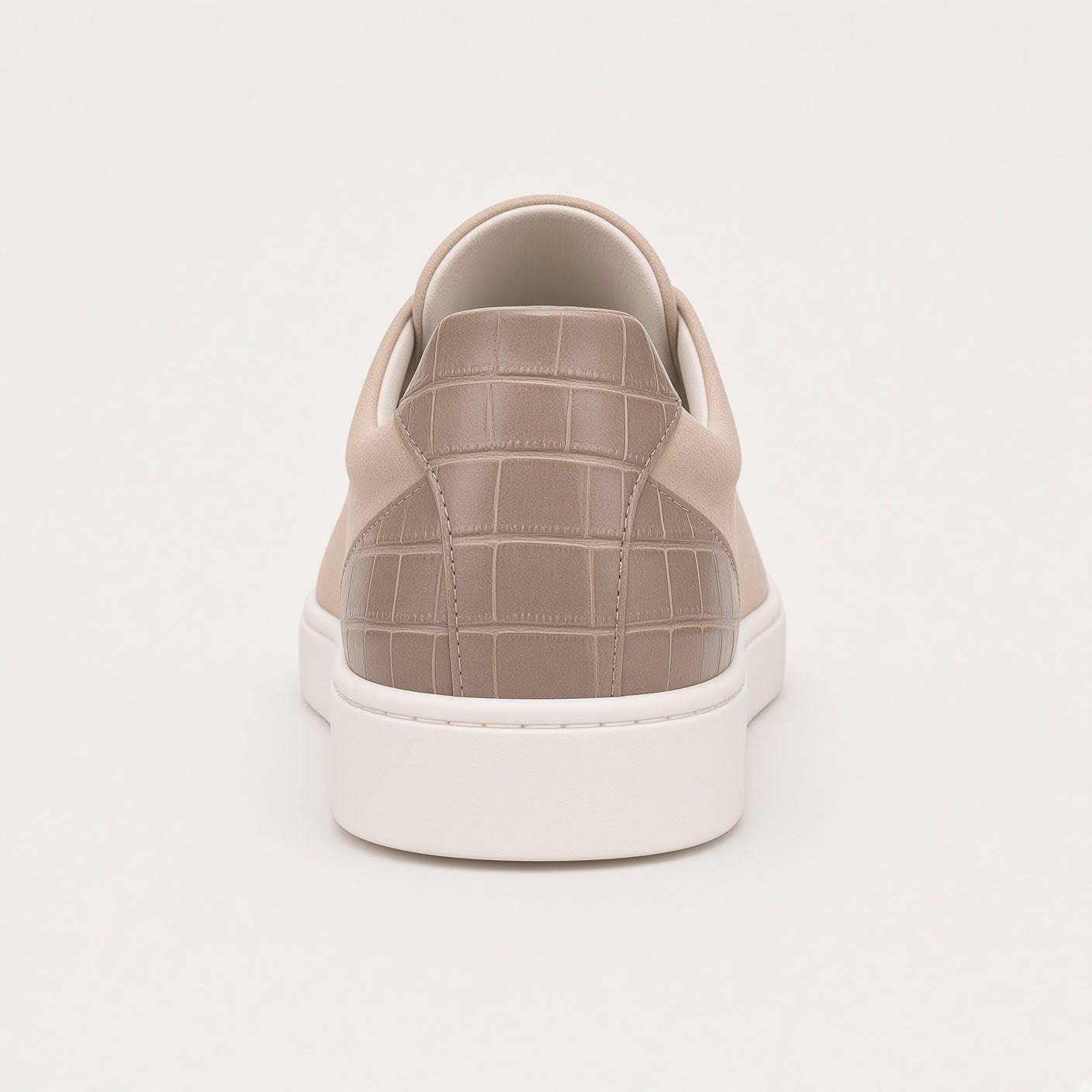 LéCroc Cream Sneakers