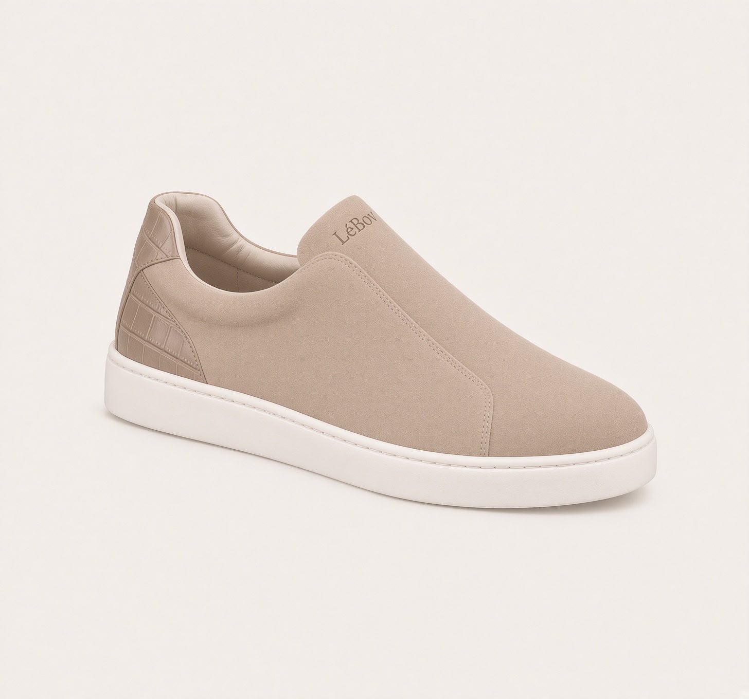 LéCroc Cream Sneakers