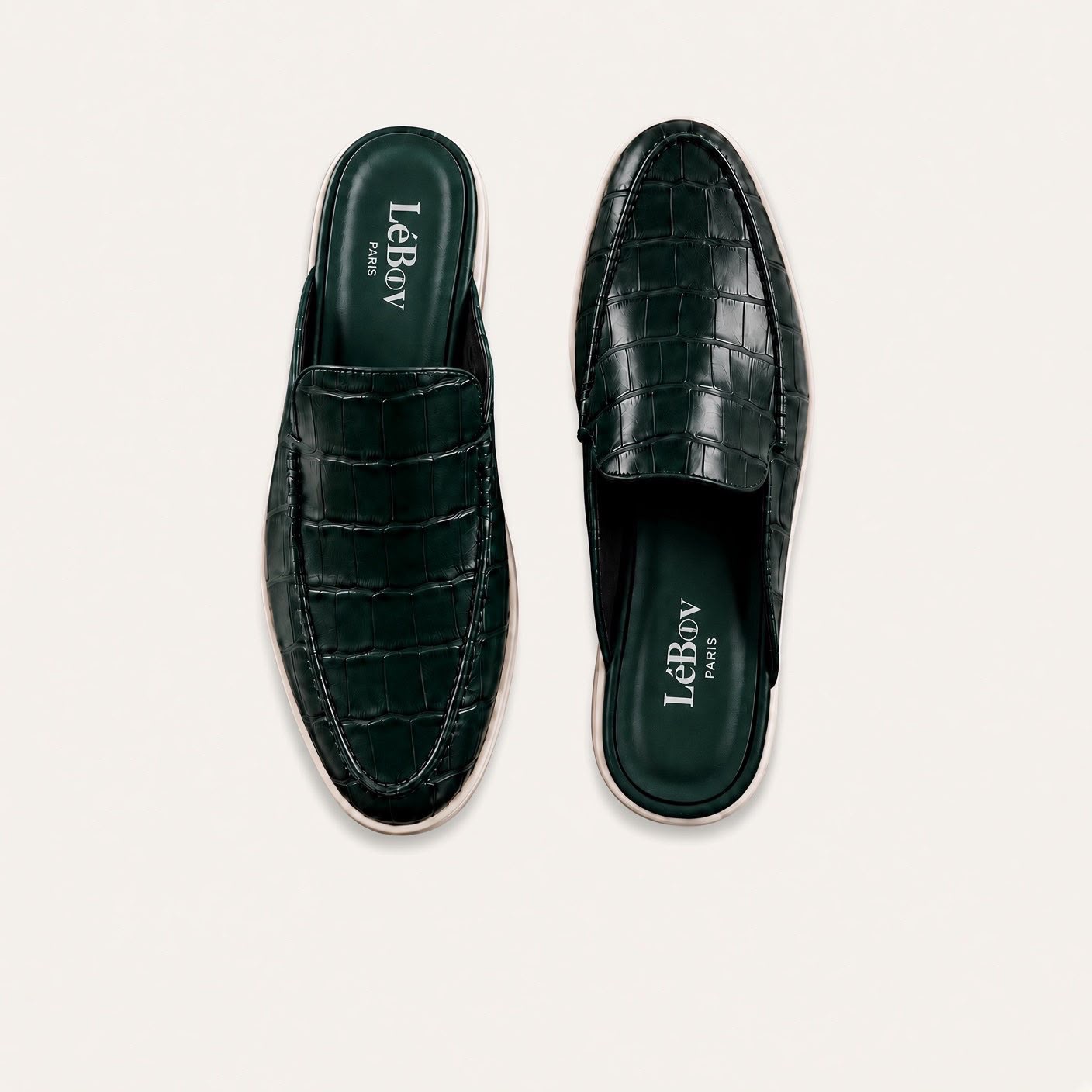 LéCroc Green Mules