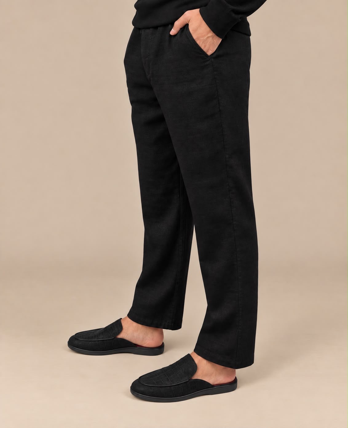 Nubuck Crocodile Signature Mules