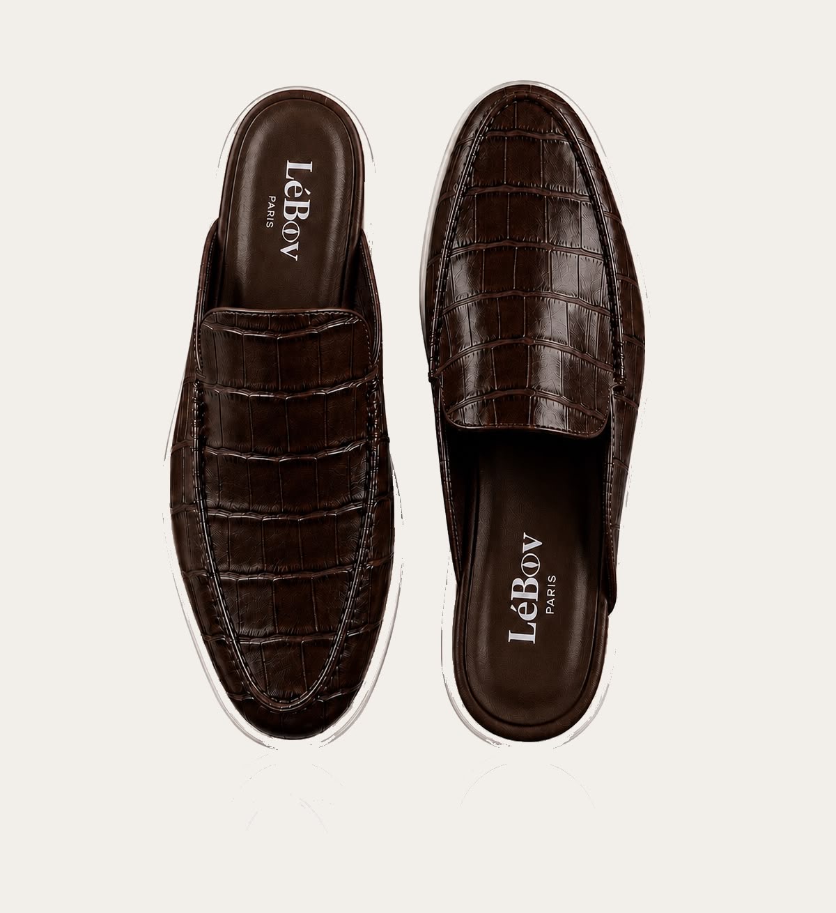 LéCroc Brown Mules