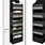 TYMENSH Black Over Door Organizer with 5 Large Pockets and 6 Side Mesh Pockets, Anti-Tilt Hanging Door Storage for Closet, Bathroom, Nursery, Bedroom, Dorm