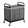 STORAGE MANIAC Rolling Laundry Hamper with Wheels 3-Section Laundry Sorter Rolling Laundrys Basket on Wheels with Removable Bag Clothes Hamper Laundrys Organizer Cart
