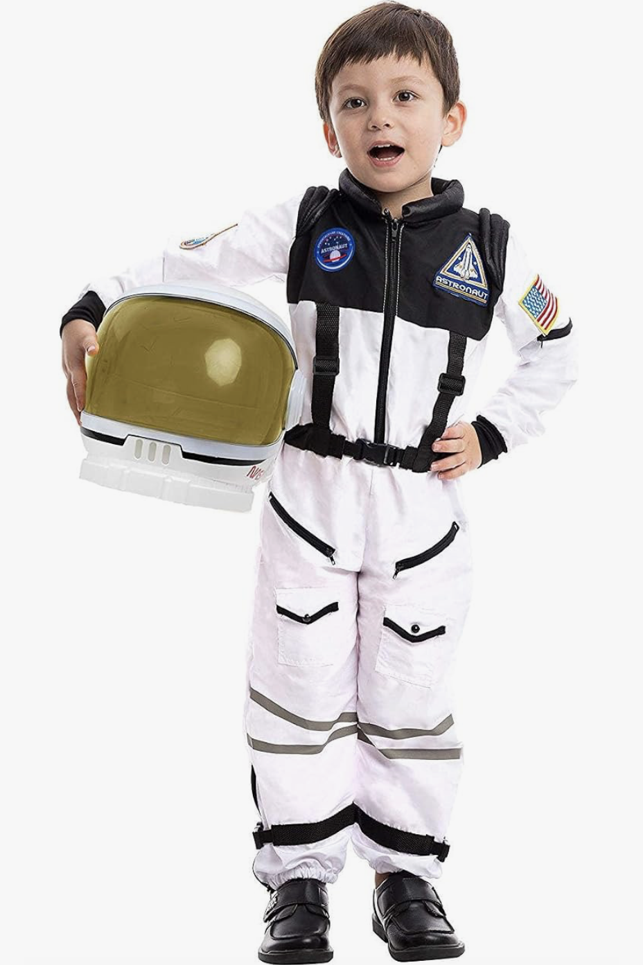 Kids astronaut costume with helmet