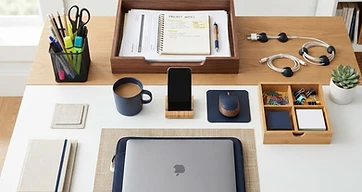 Desk Organization
