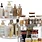 LAMU 2 Pack 2 Tier Lazy Susan Turntable Organizer 9.25'' Rotating Spice Rack Organization for Cabinet, Kitchen, Pantry, Countertop, Bathroom, Vanity, Medicine Cabinet Organizer, Clear