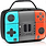 Kids Lunch Box for Boys,Game Console Insulated Lunch Bag for Kids,Leather Lunchbox for Boys,Waterproof Leakproof Portable Fits Most Bento Boxes