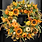 24 Inch Fall Wreaths for Front Door Outside with Sunflowers,Pumpkins,Leaves