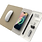 POUT H3 SplitMax 3-in-1 Wireless Charging Mouse Pad - Fast Qi Charger, Mousepad Mat, and Magnetic Tray Organizer - Compatible with Smartphones and Earbuds (Palette Cream)